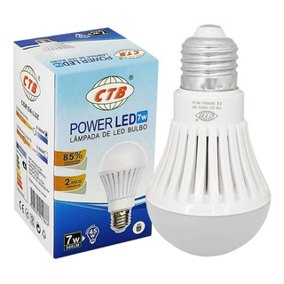 Lâmpada Bulbo Led A60 7w E27 Bivolt Branco Frio Kit 3 Peças Lâmpada Bulbo Led A60 7w E27 Bivolt Branco Frio Kit 3 Peças