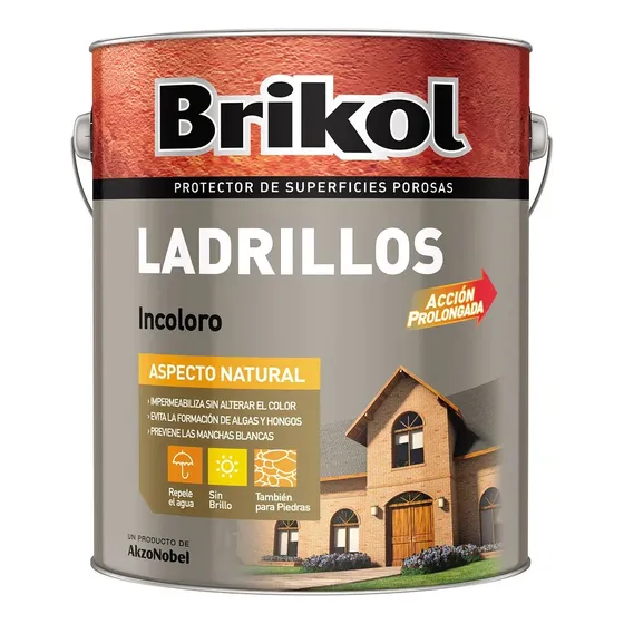 Brikol Ladrillos Incoloro Satinado 20lts
