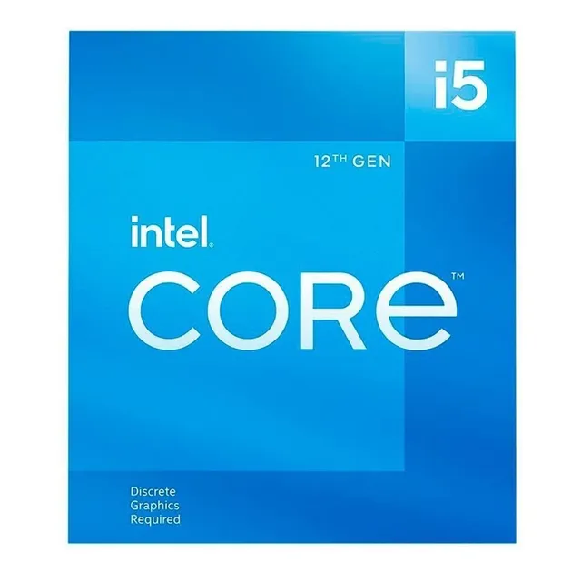 Procesador gamer Intel Core i5-12400F BX8071512400F de 6 núcleos y 4.4GHz de frecuencia