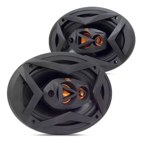 JBL 69QDFX100 Par Auto Falant 6x9 Selenium 200 W Rms Quadriaxial 69 Cor Negro