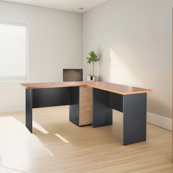 Escritorio Modular Lados 160 X 160 Cm. Melamina Compacta