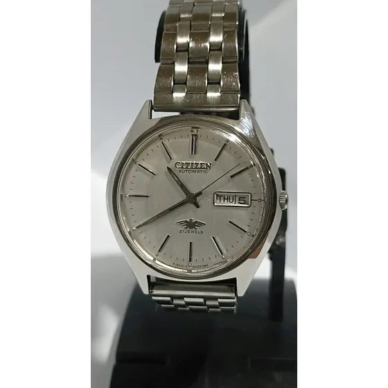 Reloj Citizen 7 Eagle Automático Day-date '70s Vintage Plateado Plateado Plateado