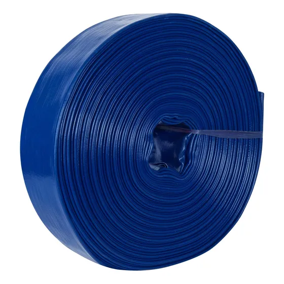 Rollo Manguera Plana 3  X 50m Descarga Para Motobomba Truper