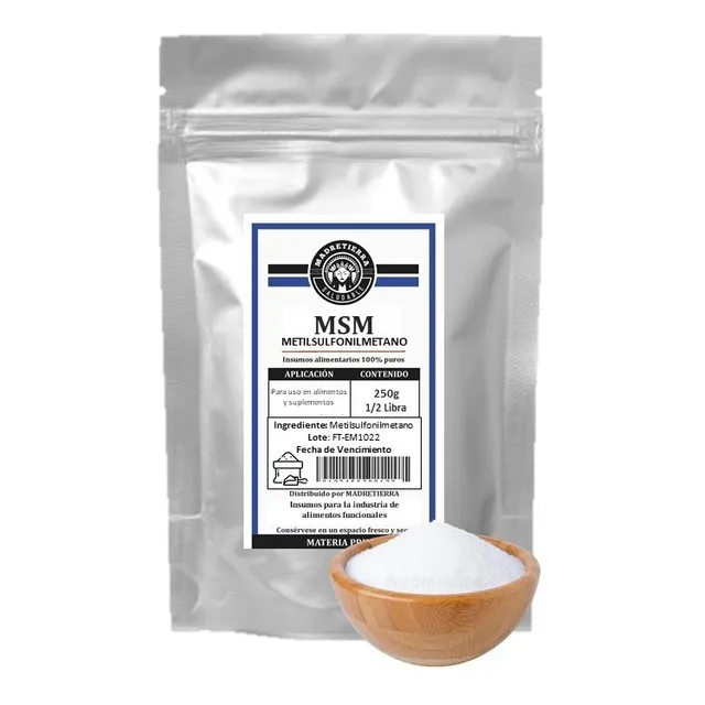 Msm - Metilsulfonilmetano X250g En Polvo