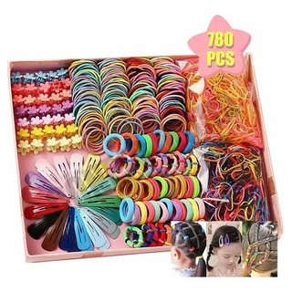 780pcs Mini Ligas Para Cabello Elásticas Dama Accesorios 780pcs Mini Ligas Para Cabello Elásticas Dama Accesorios