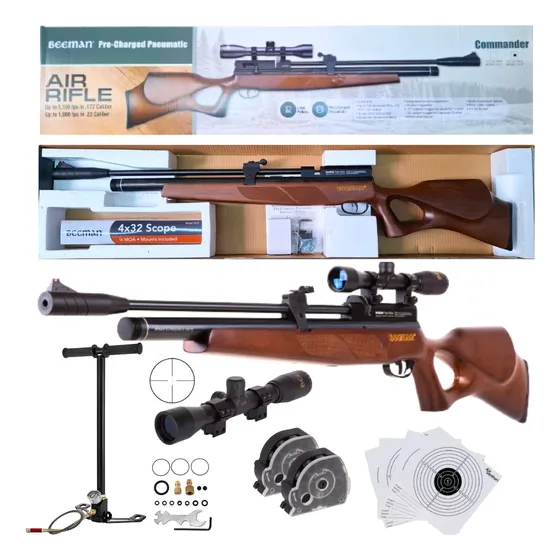 Rifle Beeman Commander 5.5mm + Bomba Pcp 4500 Psi Xchws C