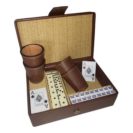 Caja Multi Juegos De Eco Cuero