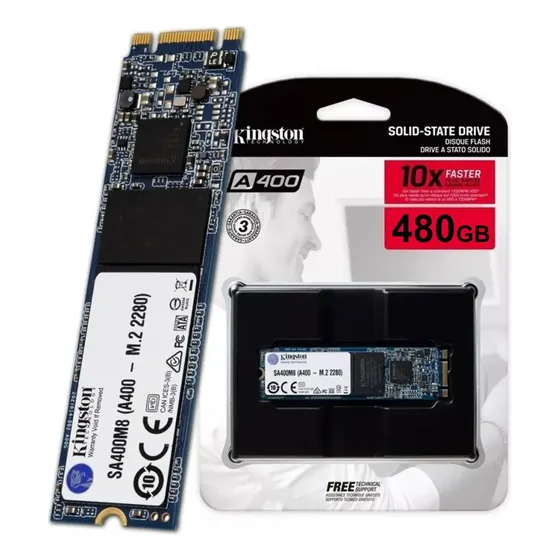 Disco Duro Solido Kingston A400 M.2 Pci 480gb Nuevo Tienda