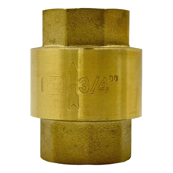 Valvula Vertical Check Faguax 100% De Bronce 3/4 