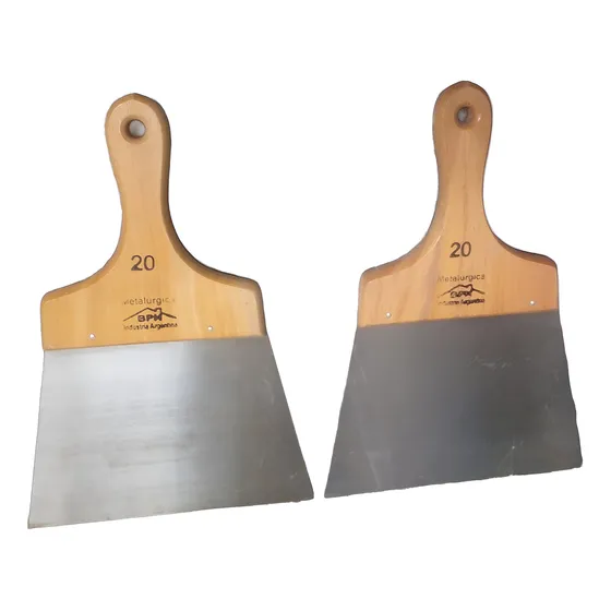 Espátula Profesional 20cm C/mango Madera Enduido Pintu Envío