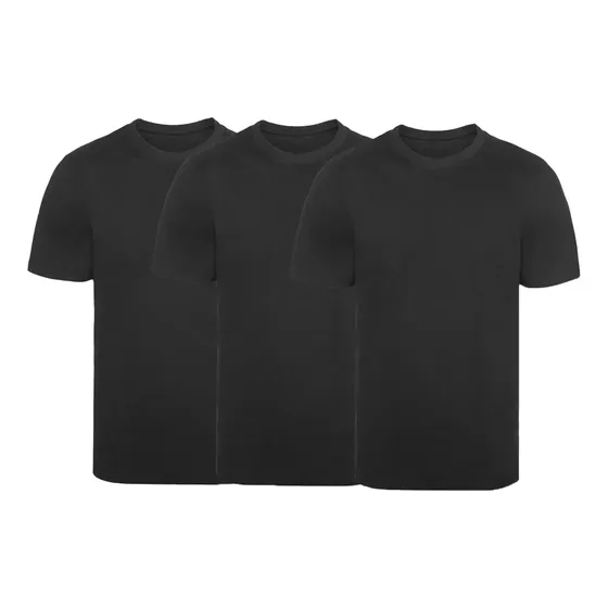 Pack X3 Remeras Básicas Hombre Algodón