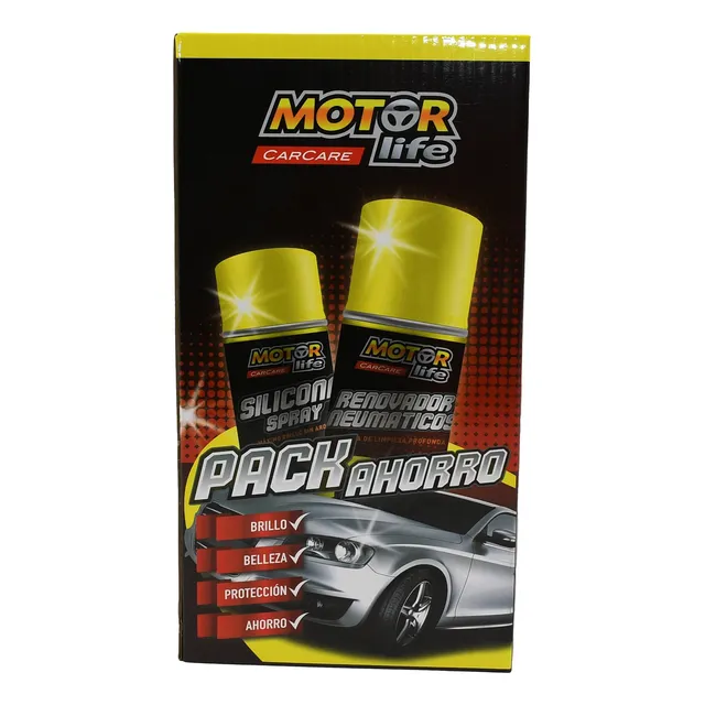 Pack Silicona + Renovador Motorlife Color 0