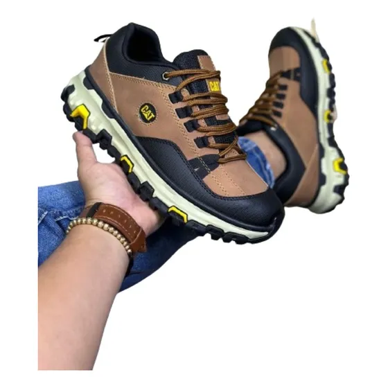 Bota Cat De Caballero Marrón Claro