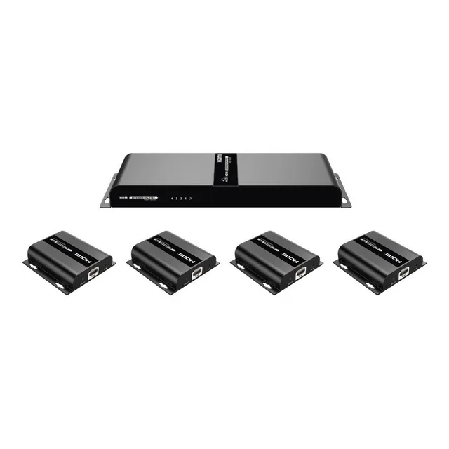 Kit Divisor Extensor Hdmi (extender Splitter) Divide 1 X 4