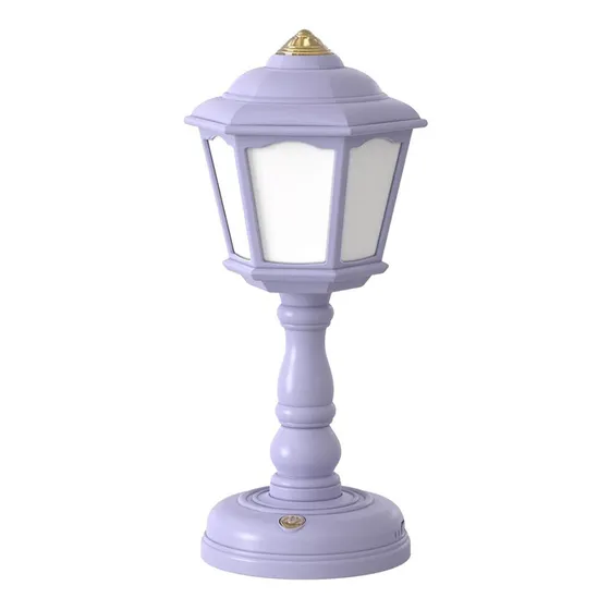 Lampara Escritorio Led Retro Carga Usb Mesa Mini Calle Luz