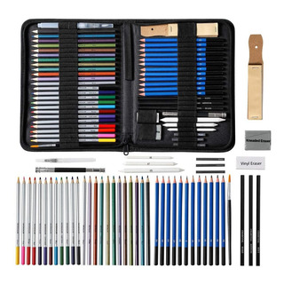 51 Piezas Dibujar Lápices Dibujo Lápices De Colores Set 51 Piezas Dibujar Lápices Dibujo Lápices De Colores Set