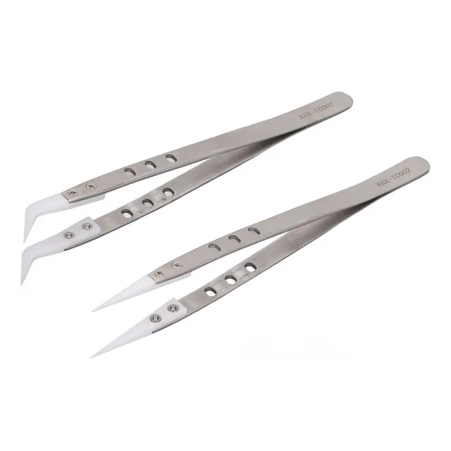 Pinza Recta Antimagnetica 2 Uds Mantenimiento Practica Larga
