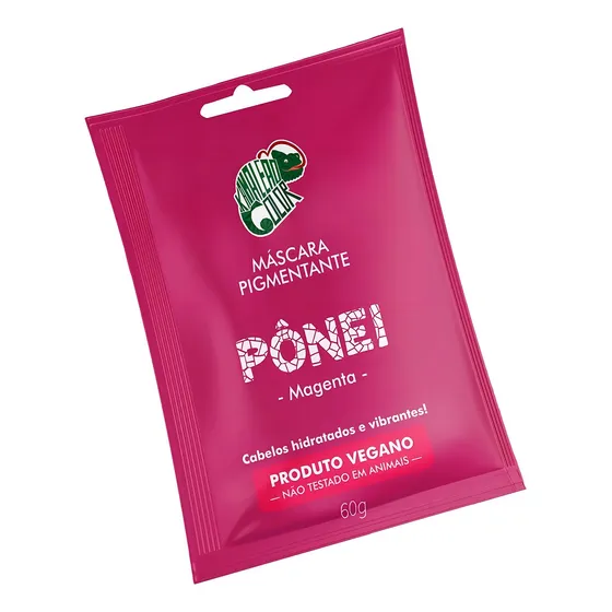 Sachê Kamaleão Color Máscara pigmentante tom pônei magenta 60g