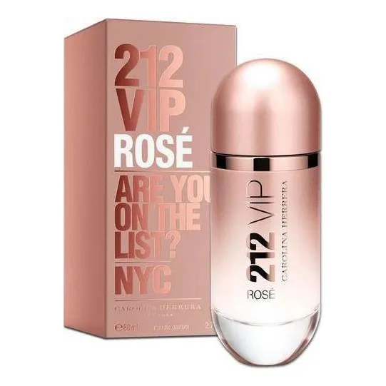 Perfume Carolina Herrera 212 Vip Rose Are You On The List Edp 80ml