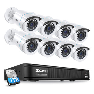 Sistema De Cámara De Seguridad Para El Hogar Zosi H.265+ 5mp Sistema De Cámara De Seguridad Para El Hogar Zosi H.265+ 5mp