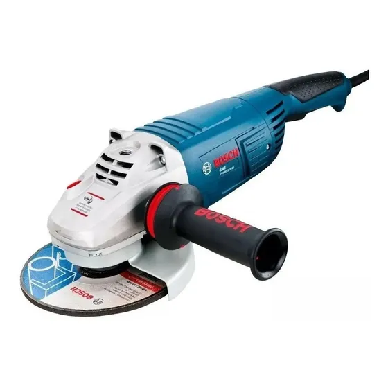 Amoladora angular Bosch Professional GWS 26-180 de 60Hz color azul 2.6 kW 220 V + accesorio