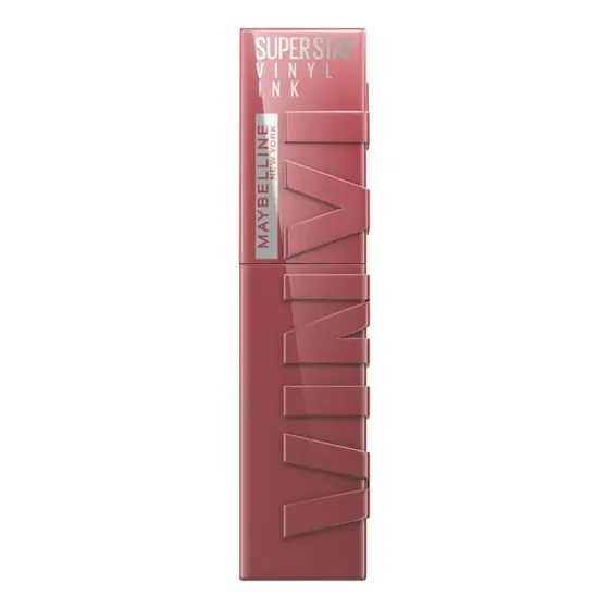 Batom Líquido, Longa Duração, Acabamento Vinil Espelhado e Efeito Gloss, Brilho Instantâneo, Conforto para os Lábios, Fórmula Vegana, Cor Witty, SuperStay Vinyl Ink Maybelline NY 4,2ml