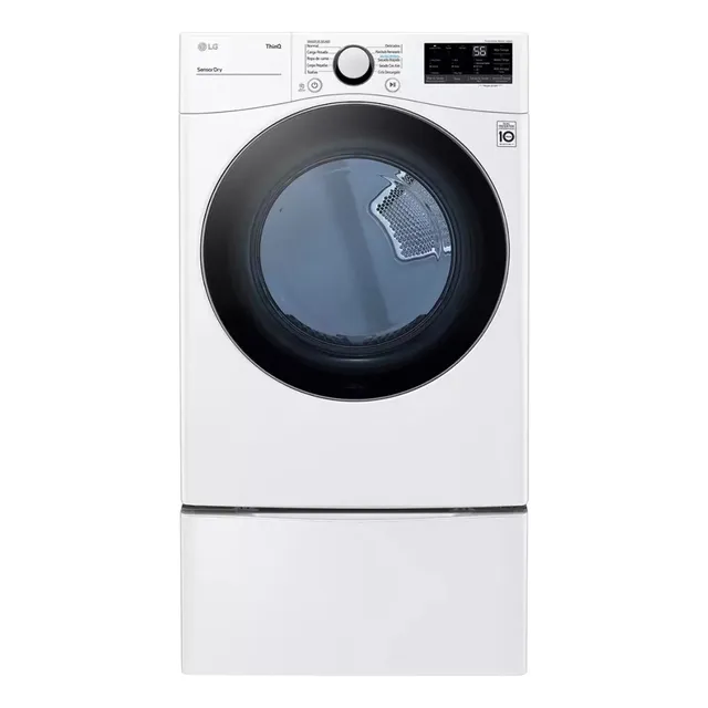 LG Secadora De Gas 22kg Con Pedestal Carga Frontal Msi
