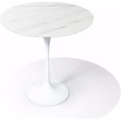 Mesa Saarinen Lateral 40cm Branco Extra Ou Espirito Santo