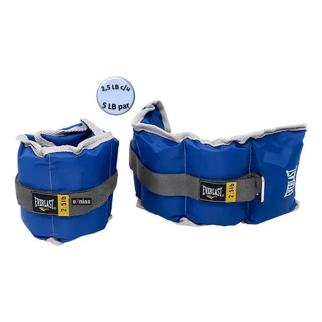 Pesas Muñequeras Everlast De 5lb Deportiva Tobillera 