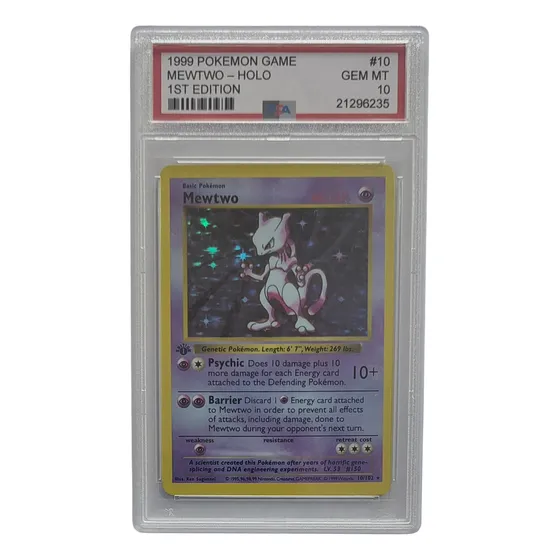 Mewtwo Holo Base Set 1 Y 2 Psa 10 - Proxy Premium