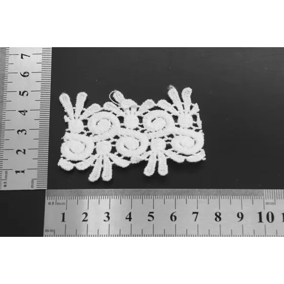Galon Algodon 4,5 Cm Encaje Rollo X 15 Yardas
