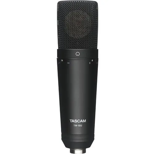 Tascam Tm-180 Micrófono Condesador Con Base