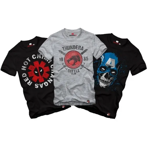 Kit 3 Camiseta Geek Escolha Estampas Blusa Camisa Sem Juros