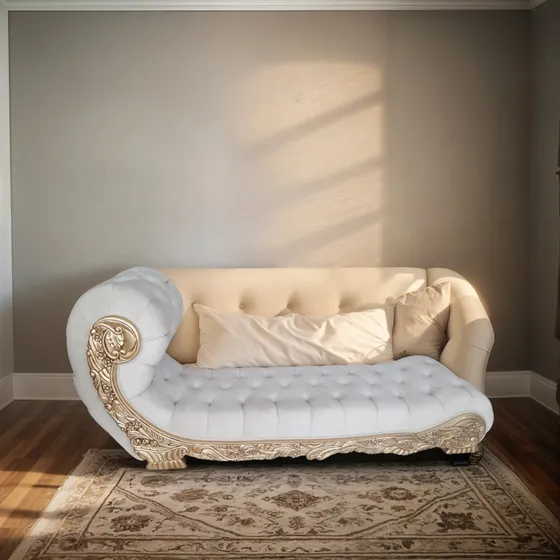 Chaise Lounge Aries Estilo Rococo Luxury