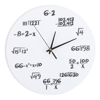 Reloj De Pared Reloj De Decoración 3d Fórmula Matemática Reloj De Pared Reloj De Decoración 3d Fórmula Matemática