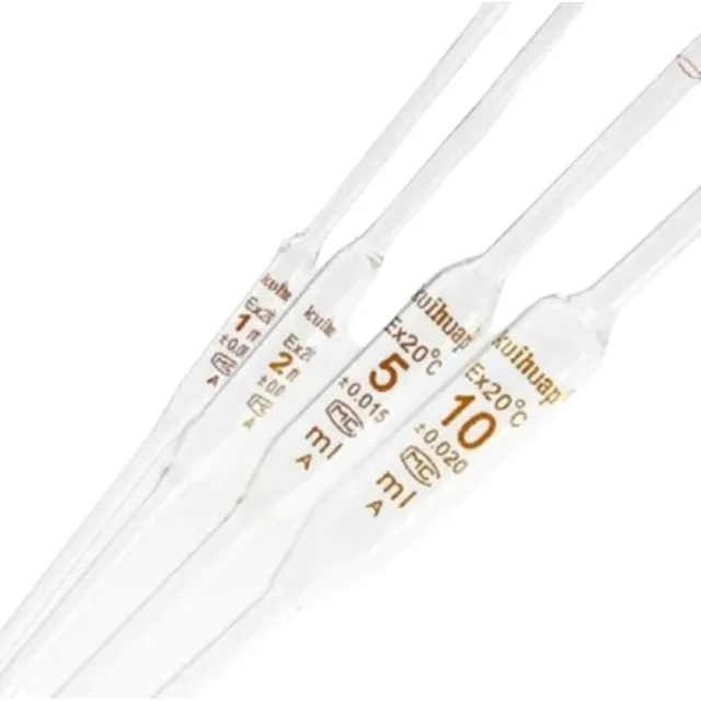 Pipeta Volumetrica Clase A De 10ml Lote Certif Paqx3 Omnilab