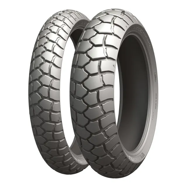 Kit 2 Pneus Michelin Anakee Adventure  100/90-19+150/70r17