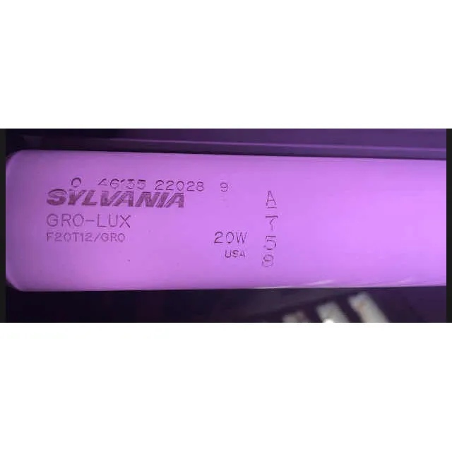 Tubo Fluorescente Grolux Acuario 20w T12 Neveras Carnicería