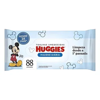 Huggies Lenços Umedecidos Higiene Diåria Rendem 2x Mais - 88 Unidades Huggies Lenços Umedecidos Higiene Diåria Rendem 2x Mais - 88 Unidades