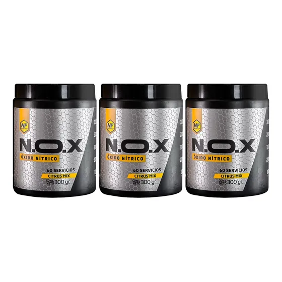 Nf Nutrition X3 Nox Óxido Nítrico Suplemento Citrus 300gr 6c