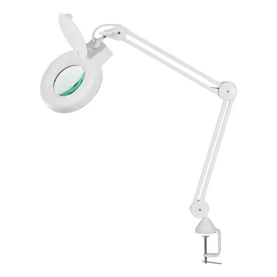 Lupa De Bancada Iluminação Led Solver Hl-500 8d Bivolt