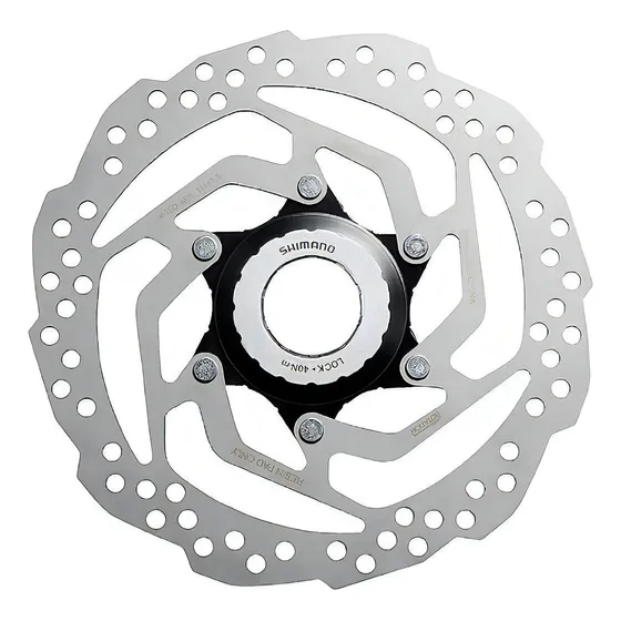Disco de freno de rotor Shimano Rt10 de 160 mm con bloqueo central