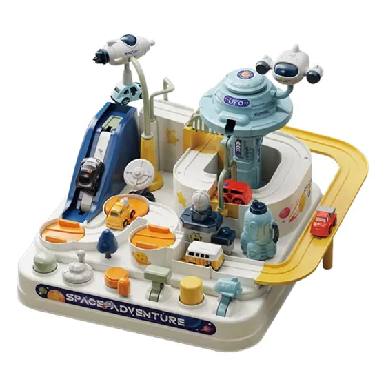 Brinquedo Pista De Carrinhos Infantil Espaço Automático