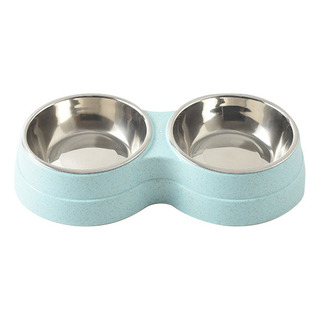 Pink - Cuenco De Acero Inoxidable Para Mascotas Desmontable Pink - Cuenco De Acero Inoxidable Para Mascotas Desmontable