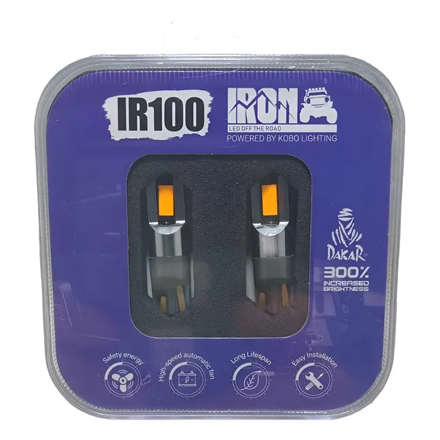 Kit Led T10 Super Canbus Ambar - Ir100 10 Watts 12v/24v