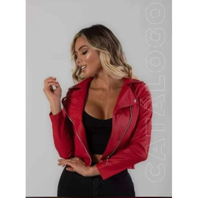 Chaquetas Roquera De Dama Cuerotex Tela Ovejera Colombiana