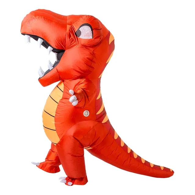 Disfraz Inflable De Dinosaurio Cabezón Para Halloween