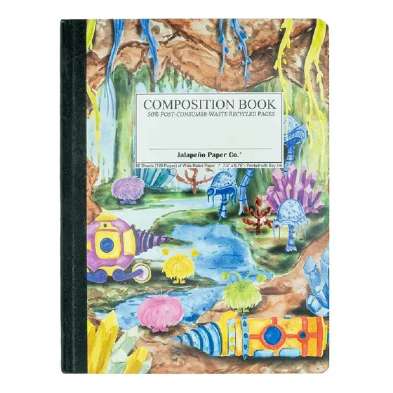 3 Libretas  Composition Book Jalaño Paper Co. Rayas Grande