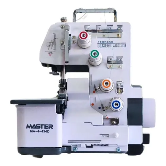 Máquina De Coser Overlock Master 4 Hilos Semindustrial