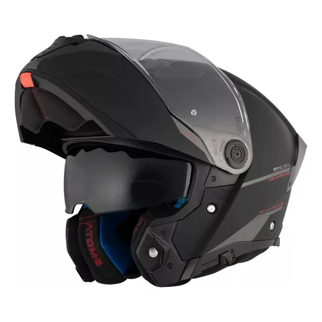 Capacete Mt Atom2 Articulado Diversos Gráficos Óculos Solar